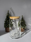 Candy Cane - Glass Tumbler