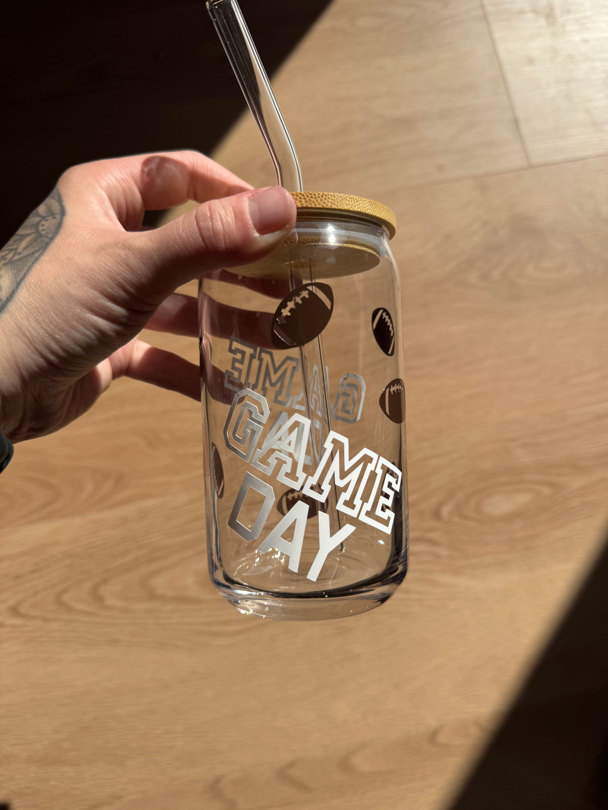 Game Day - Glass Tumbler