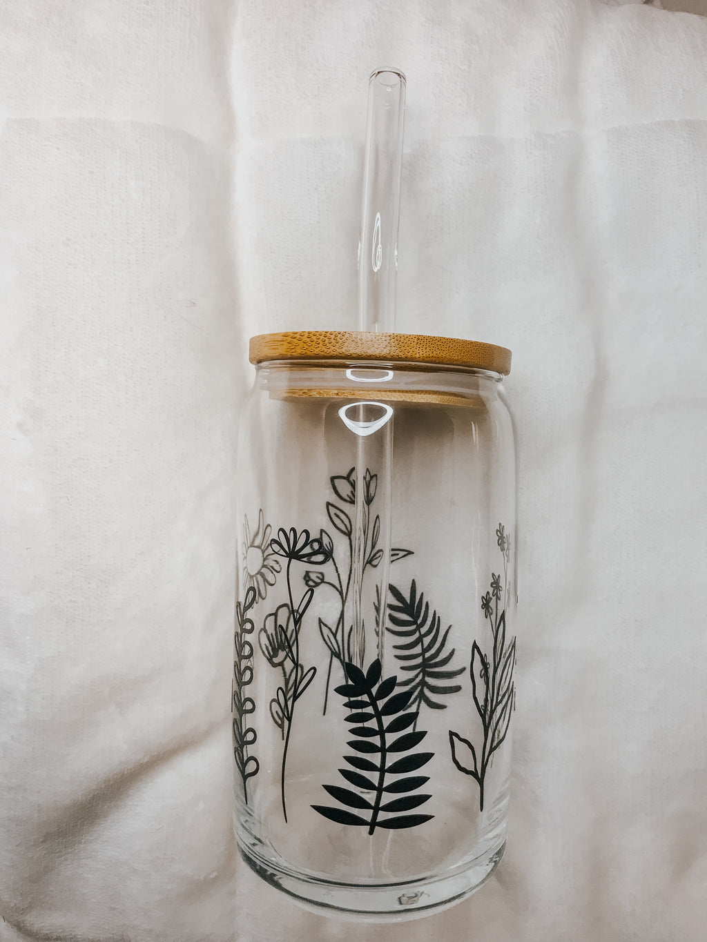 Wildflowers - Glass Tumbler