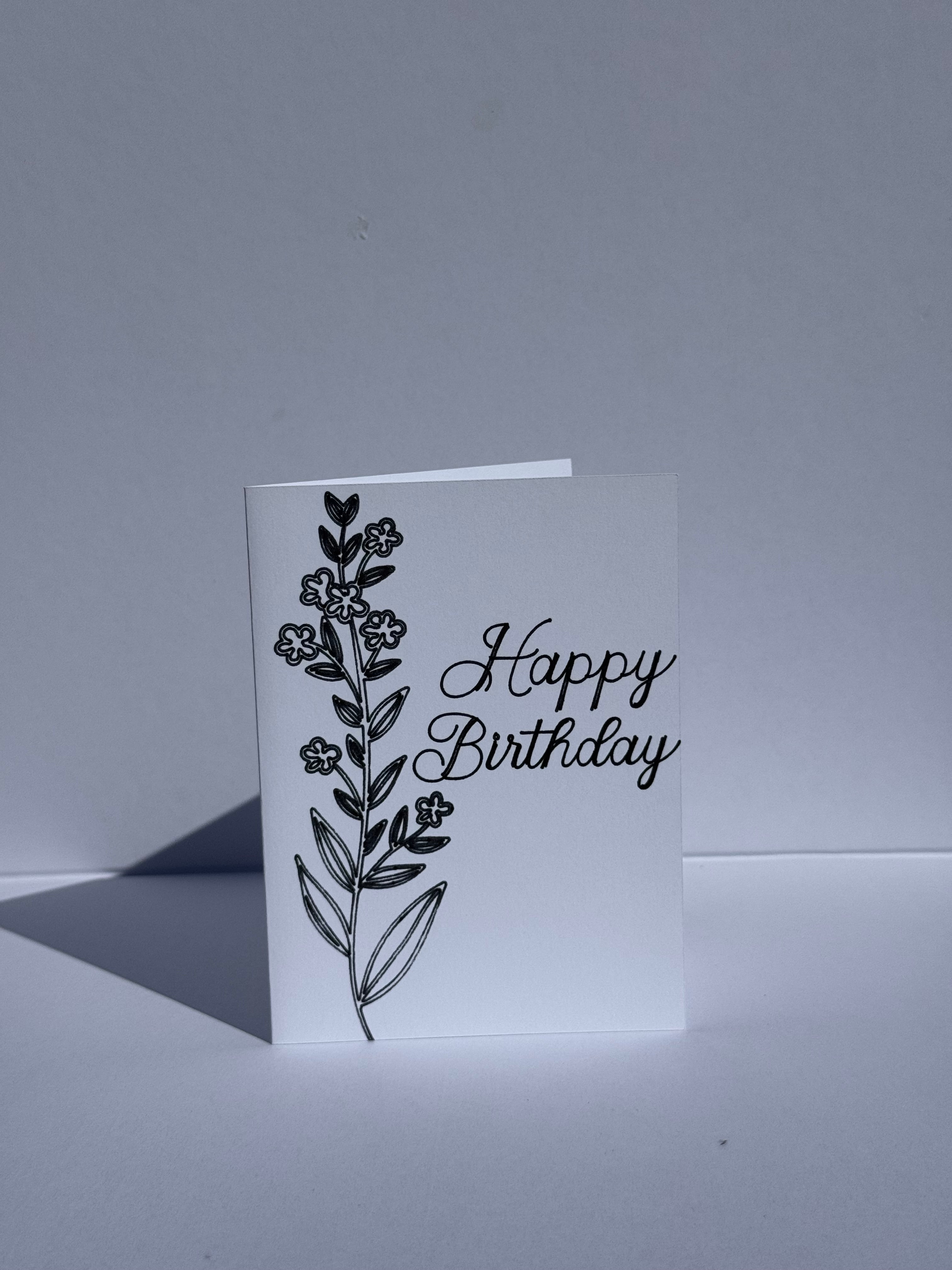 Happy Birthday (flowers) - Cards