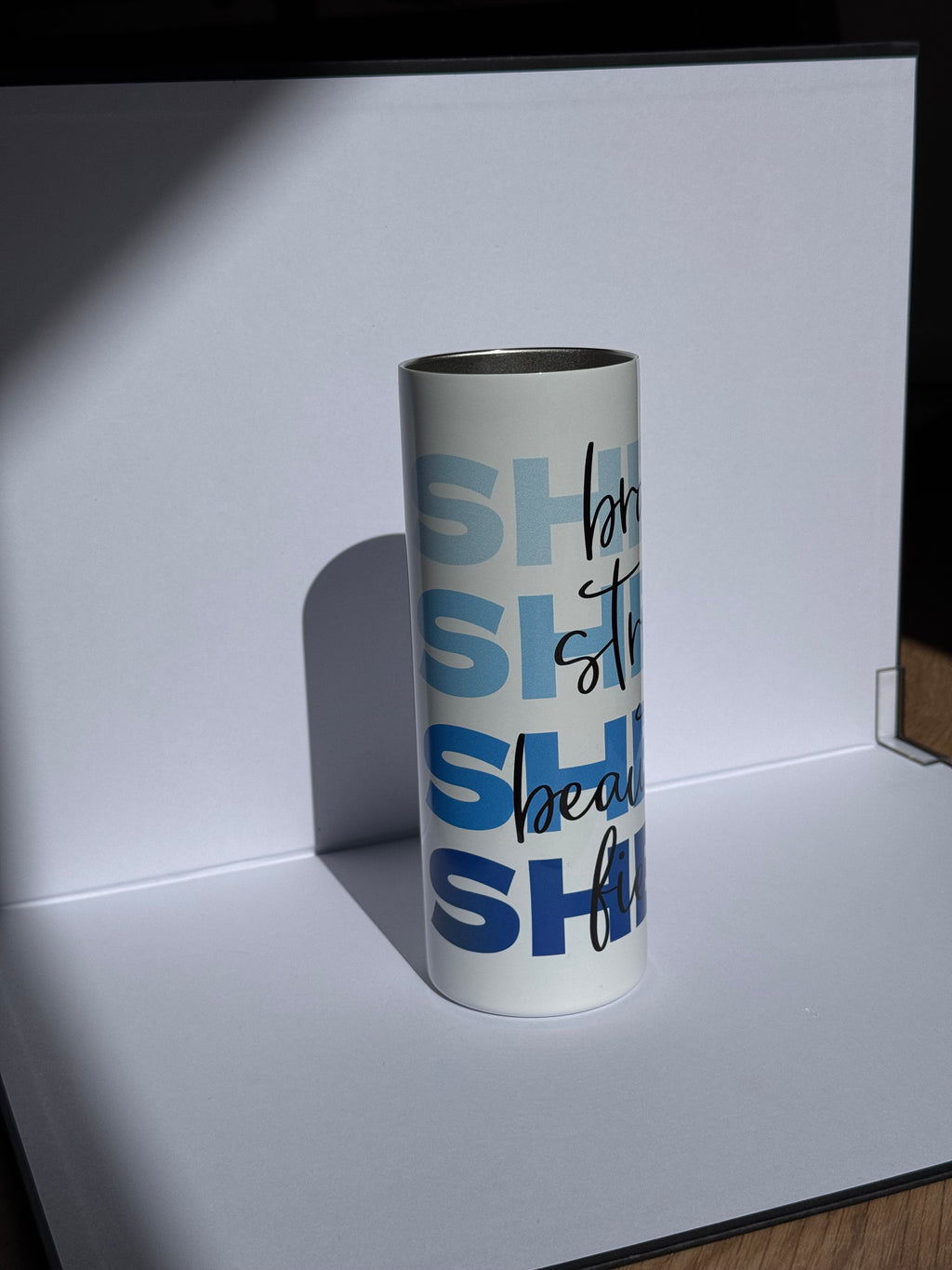 She Is - Insulated Tumbler