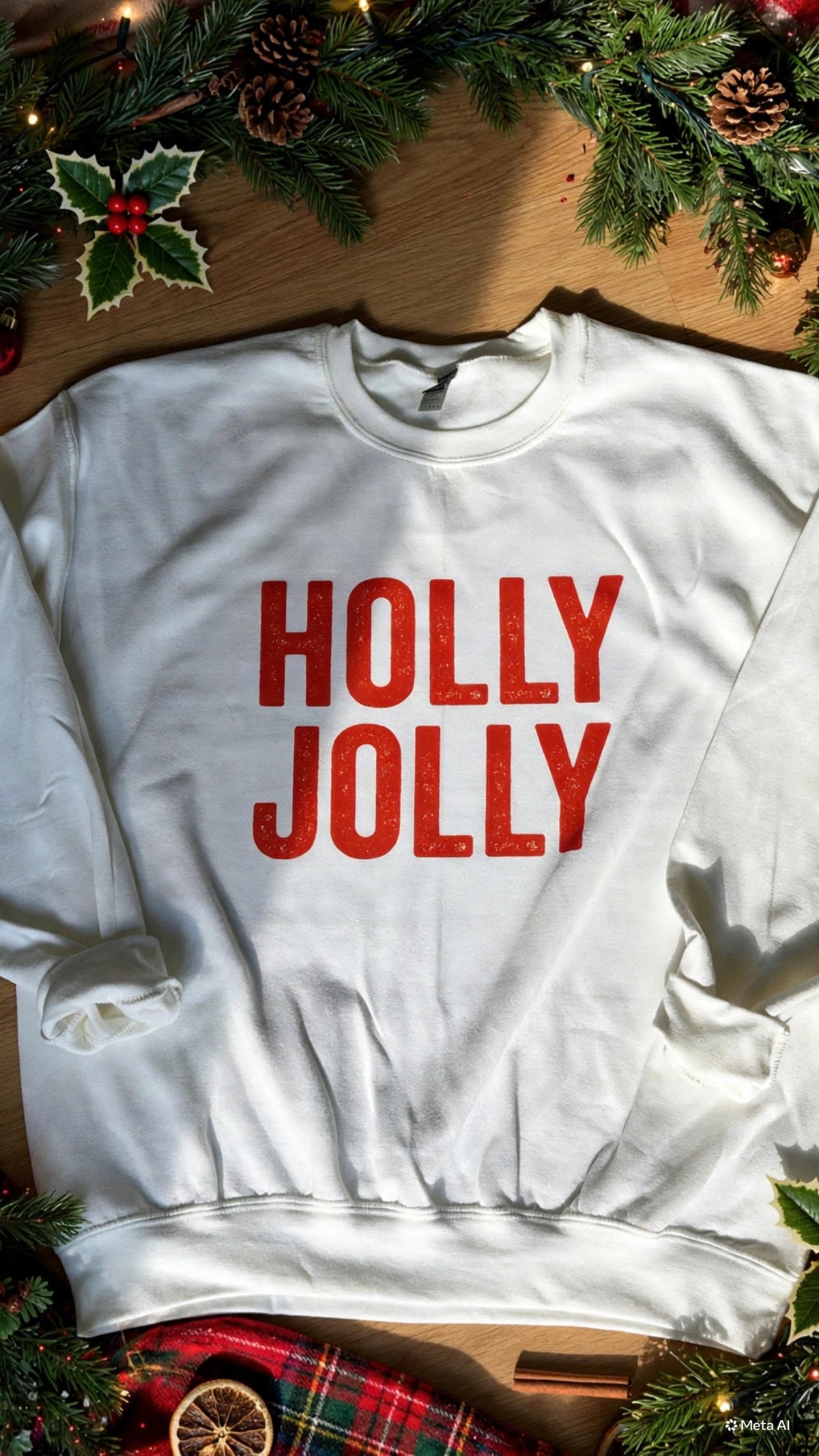 Holly Jolly - Graphic Crewneck