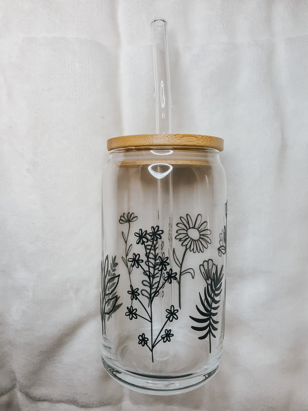 Wildflowers - Glass Tumbler