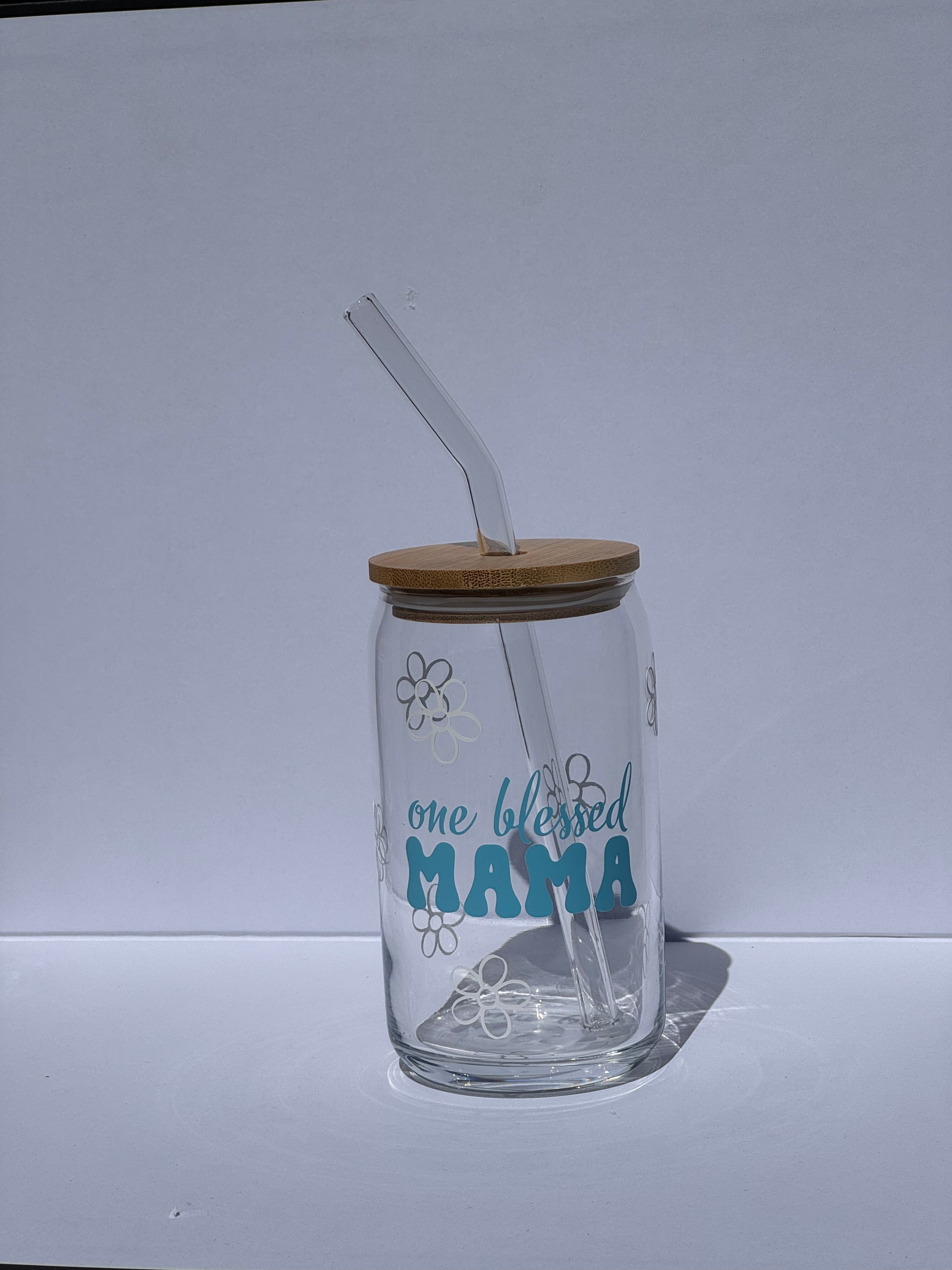 One Blessed Mama - Glass Tumbler