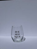 Bra Off - Wine Glass