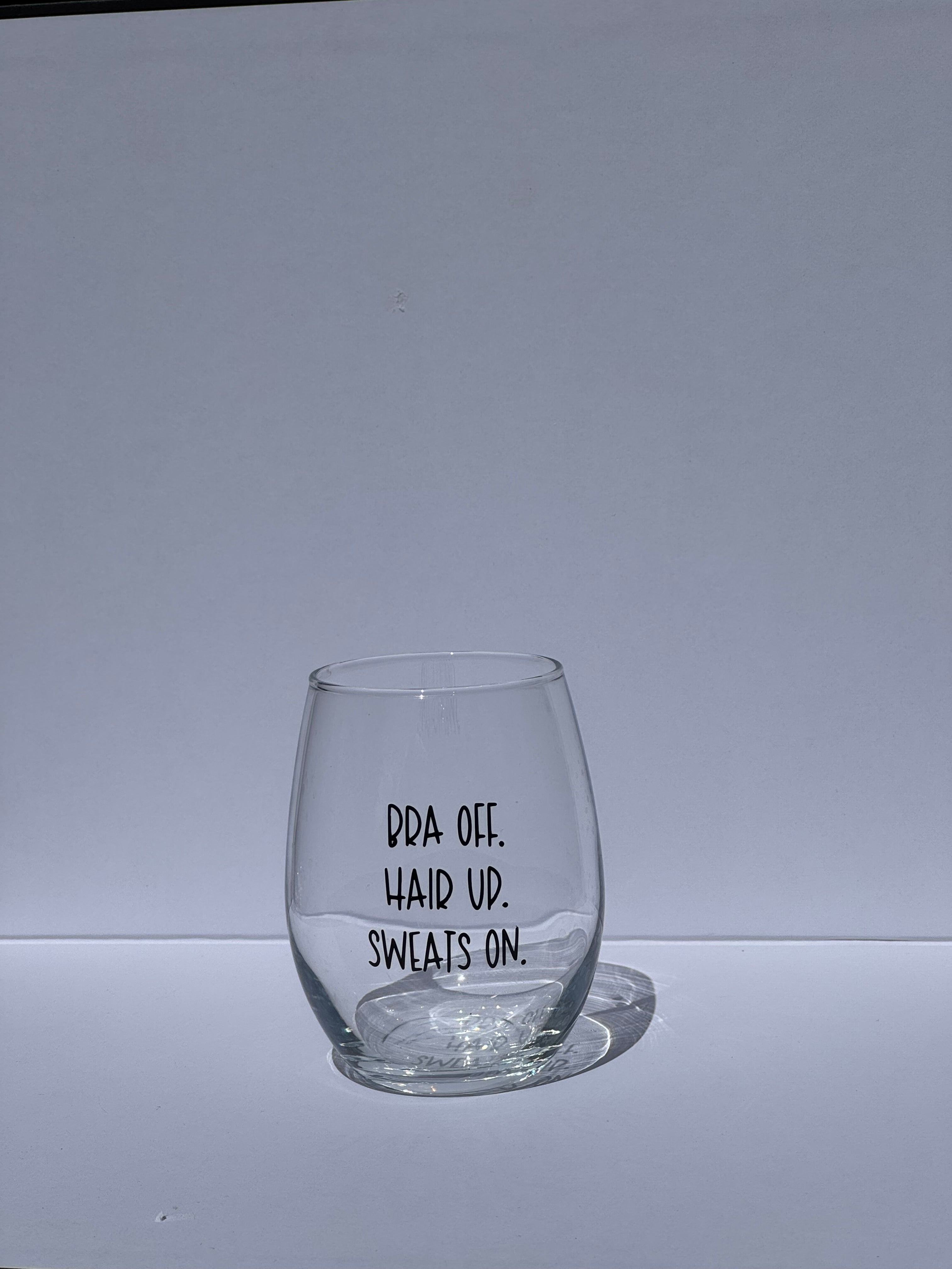 Bra Off - Wine Glass