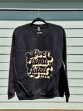 Overstimulated as a MF - Graphic Crewneck