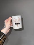 Tan Flower Mama - Coffee mug