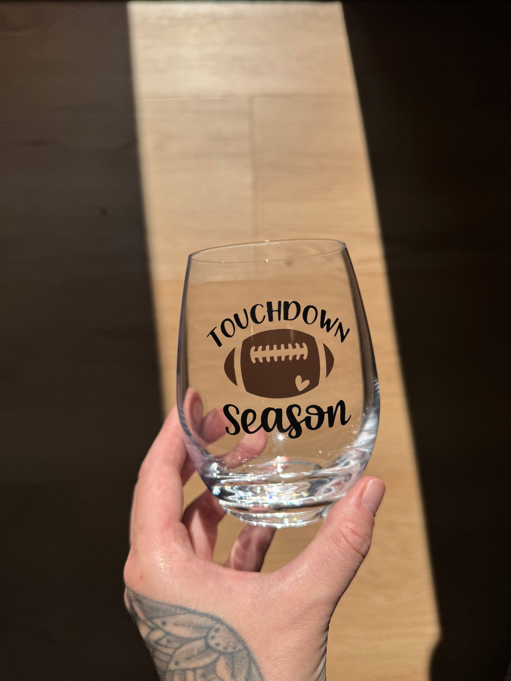 Touchdown Season - Wine Glass