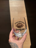 Touchdown Season - Wine Glass