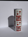 Red Baseball Mama - Insulated Tumbler