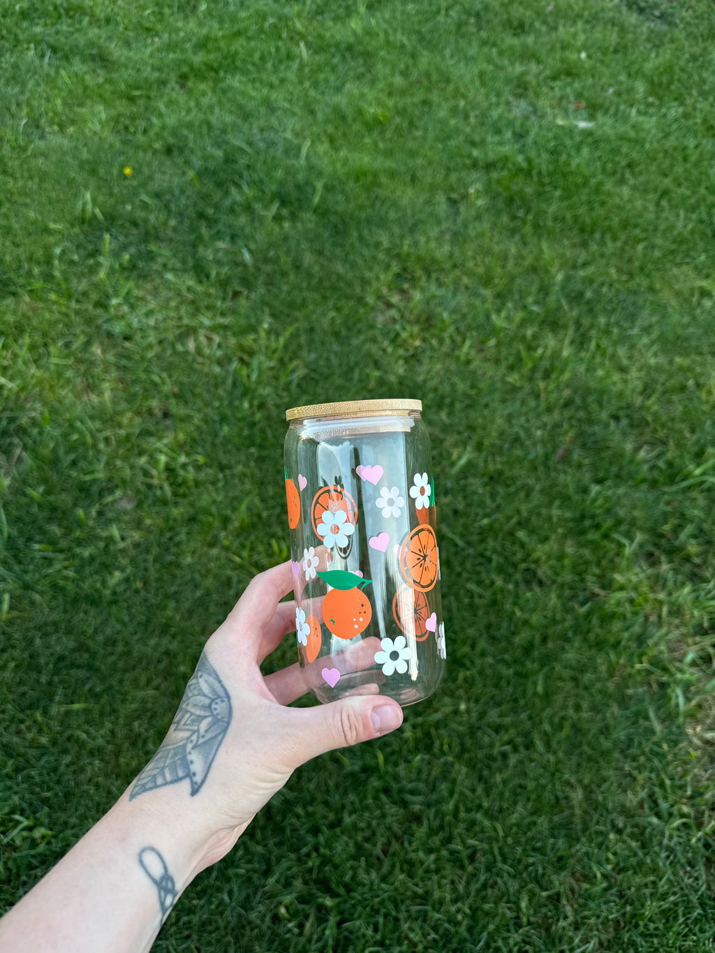 Orange Dream - Glass Tumbler