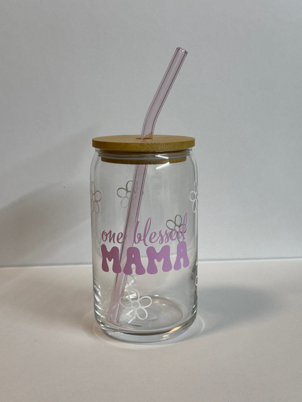 One Blessed Mama - Glass Tumbler