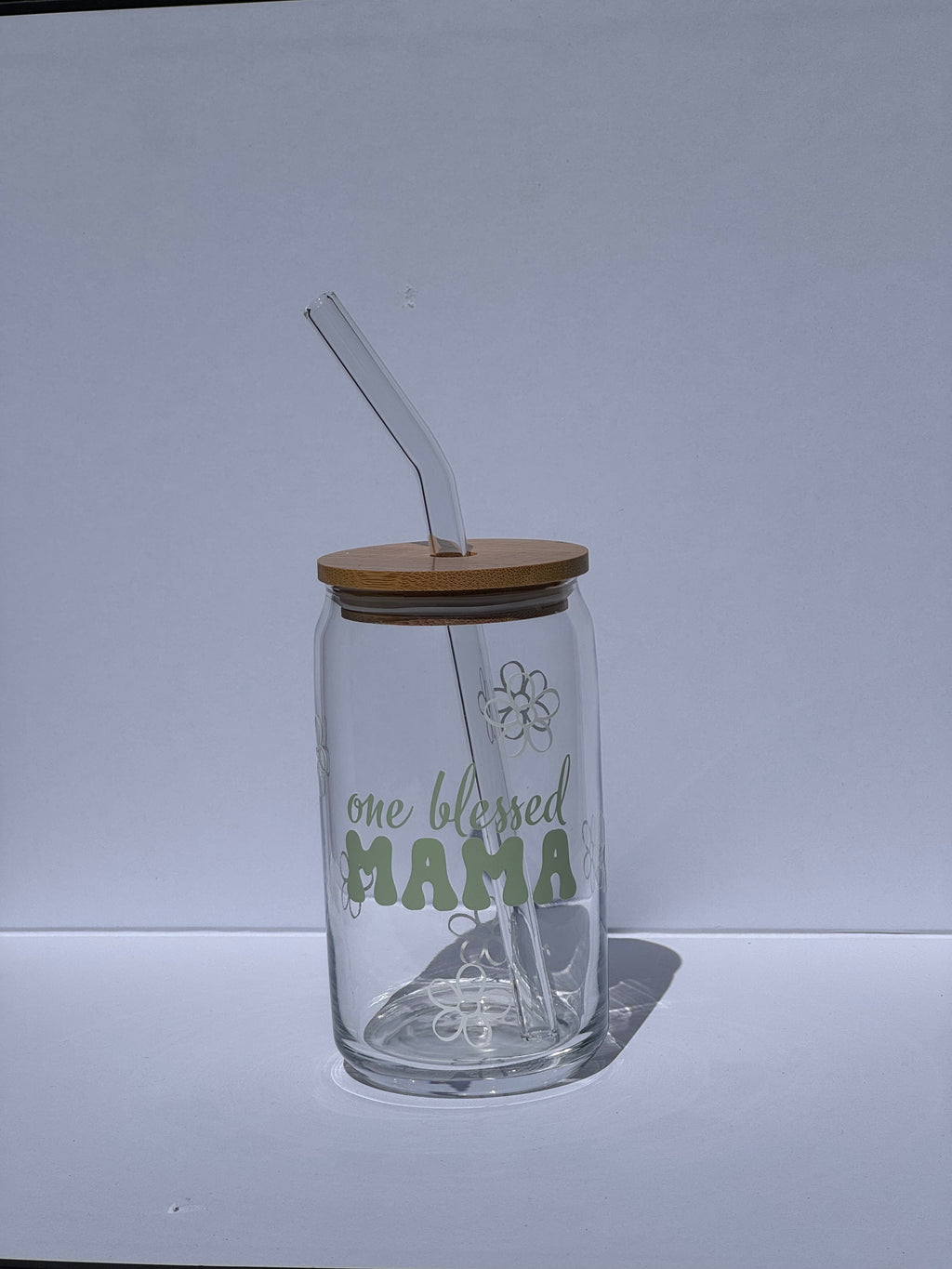 One Blessed Mama - Glass Tumbler