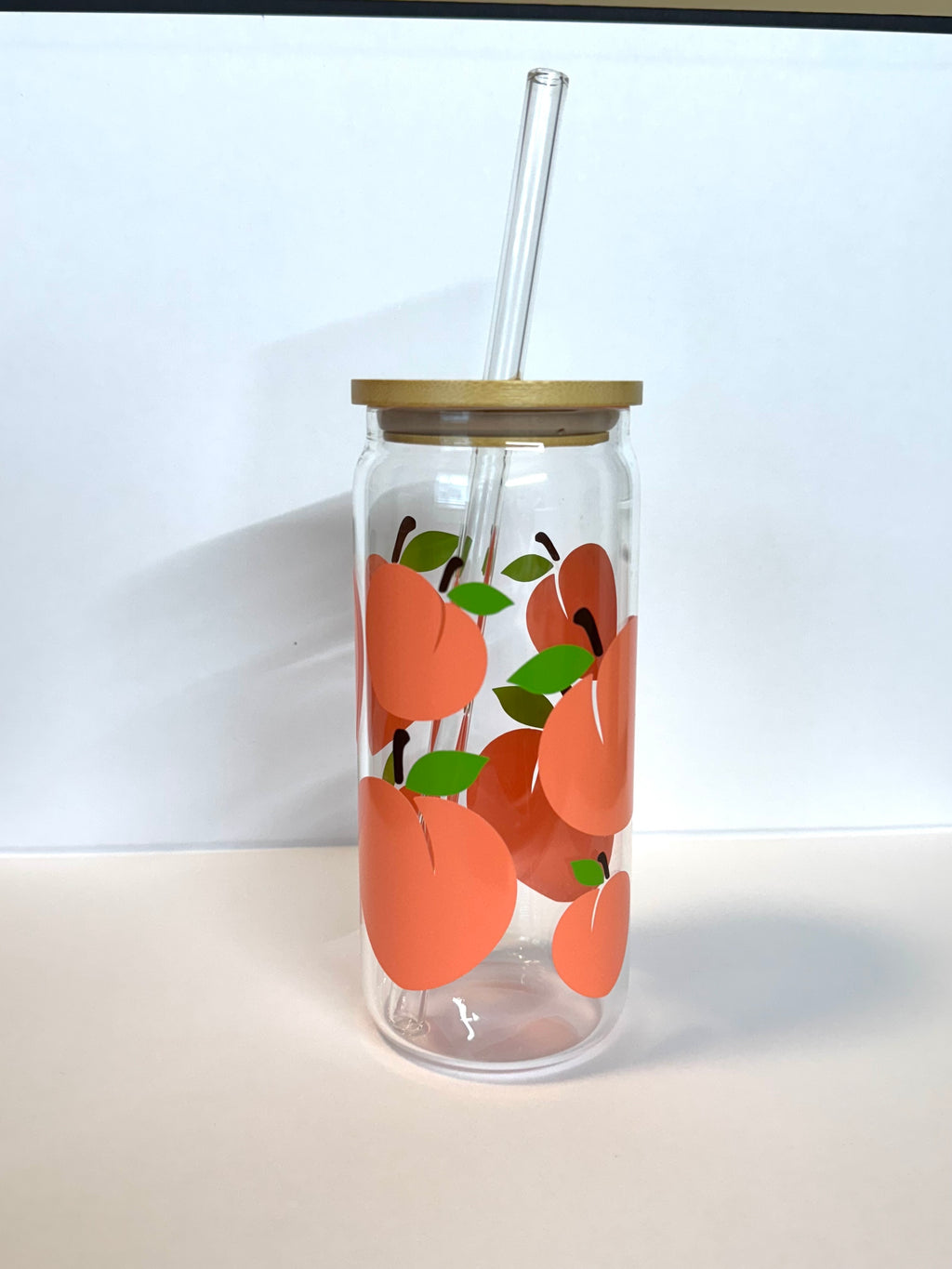 Peachy - Glass Tumbler