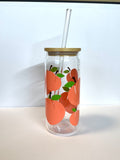 Peachy - Glass Tumbler