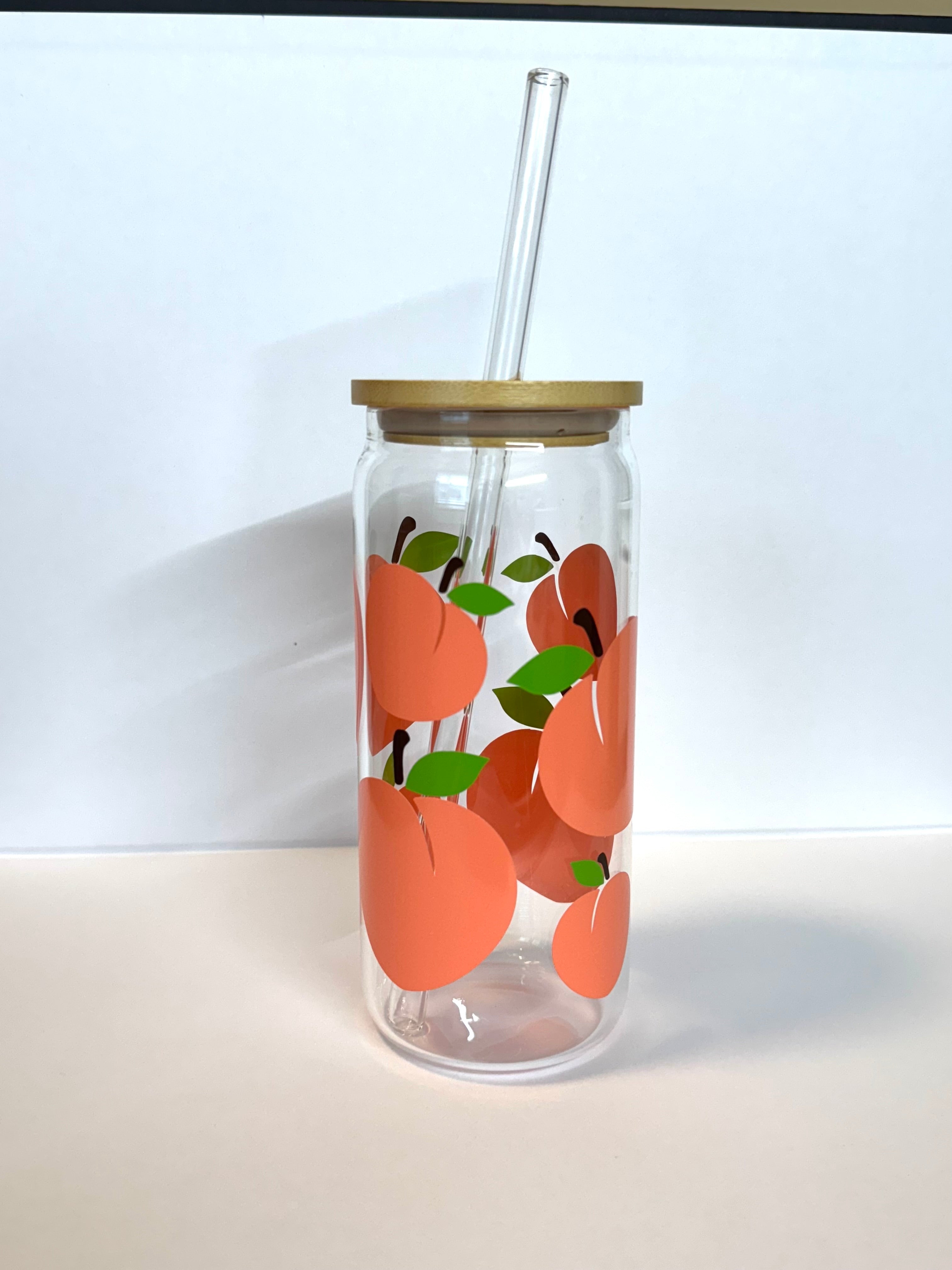 Peachy - Glass Tumbler