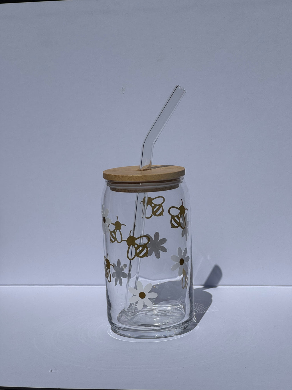 Golden Bees - Glass Tumbler