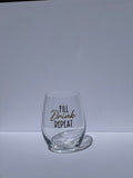 Fill, Drink, Repeat - Wine Glass