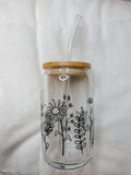 Wildflowers - Glass Tumbler