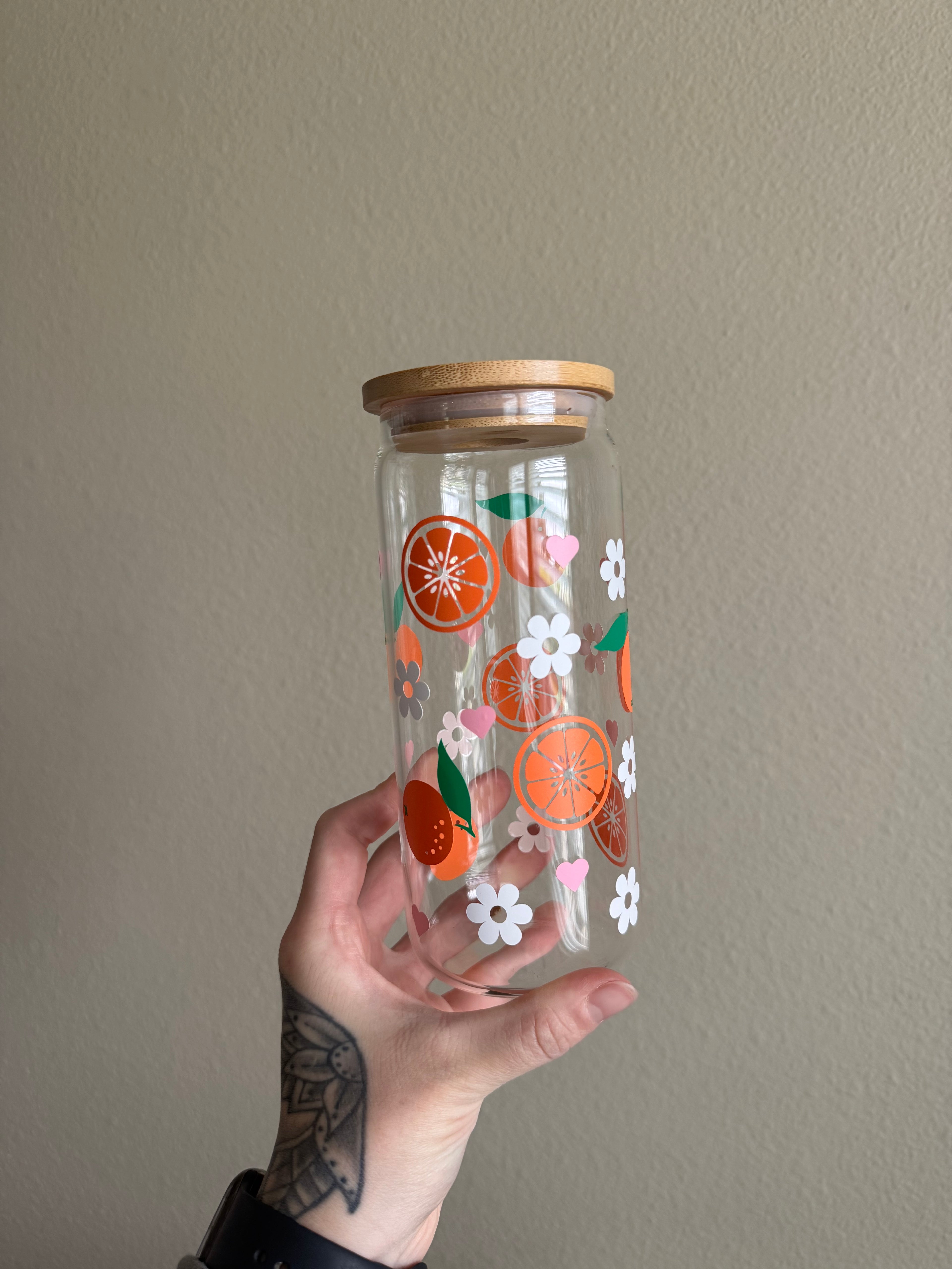 Orange Dream - Glass Tumbler