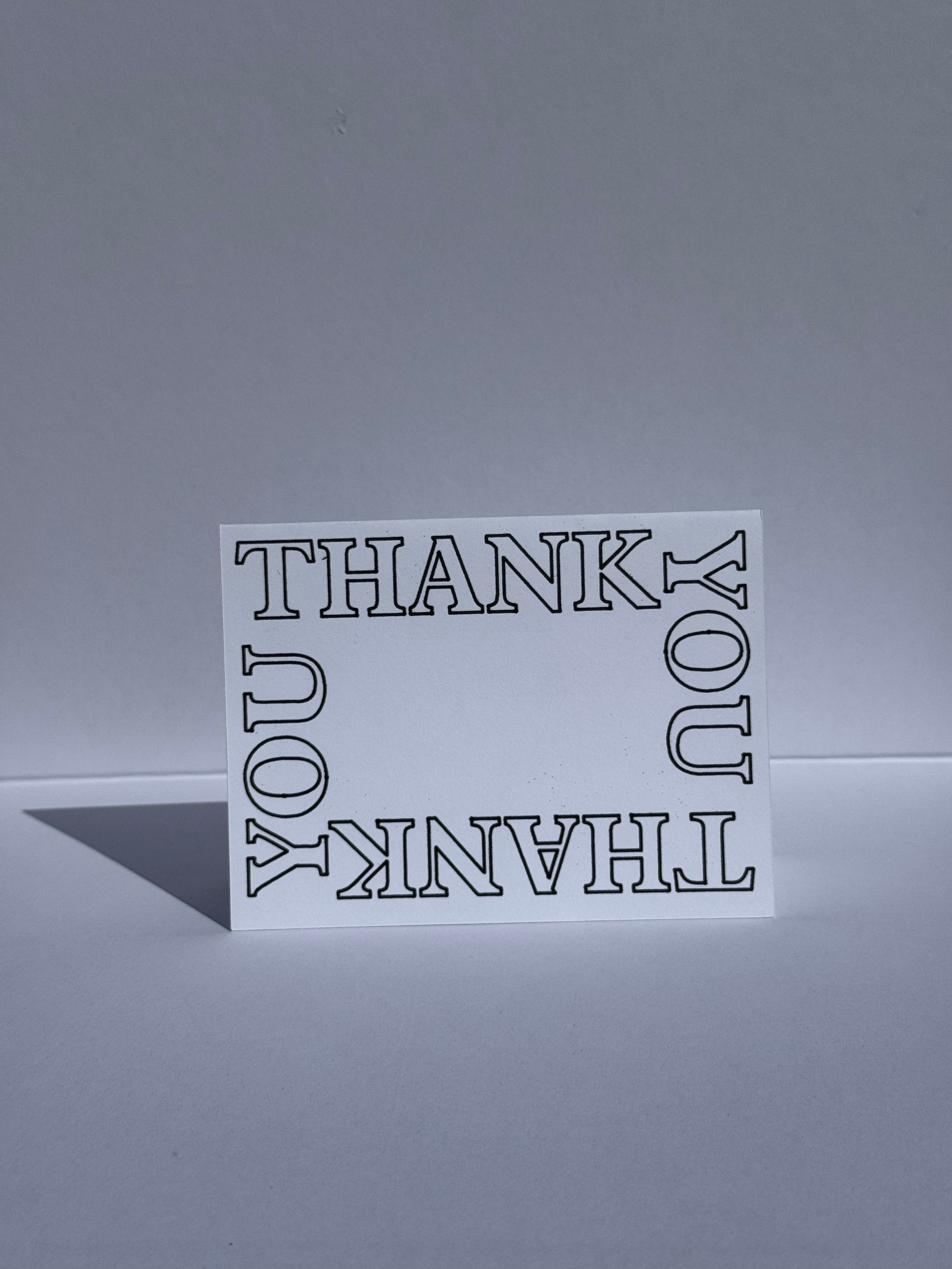 Thank You (bold) - Cards
