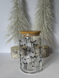 Delicate Bows - Glass Tumbler