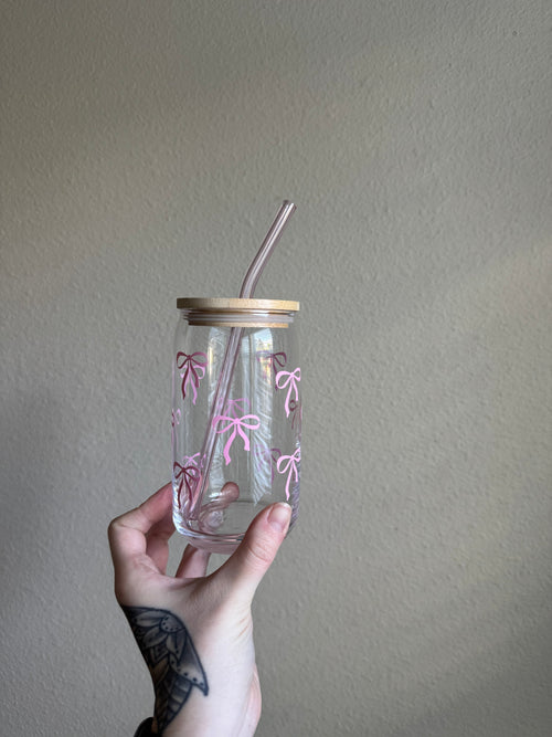 Bows - Glass Tumbler