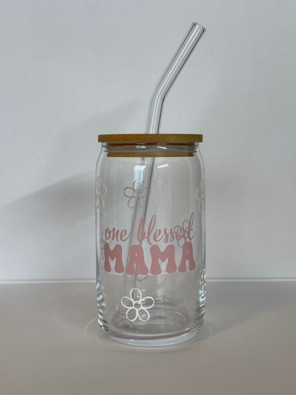 One Blessed Mama - Glass Tumbler
