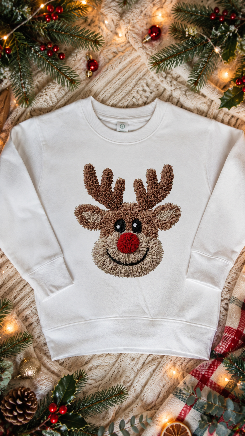 Reindeer (toddler) - Graphic Crewneck