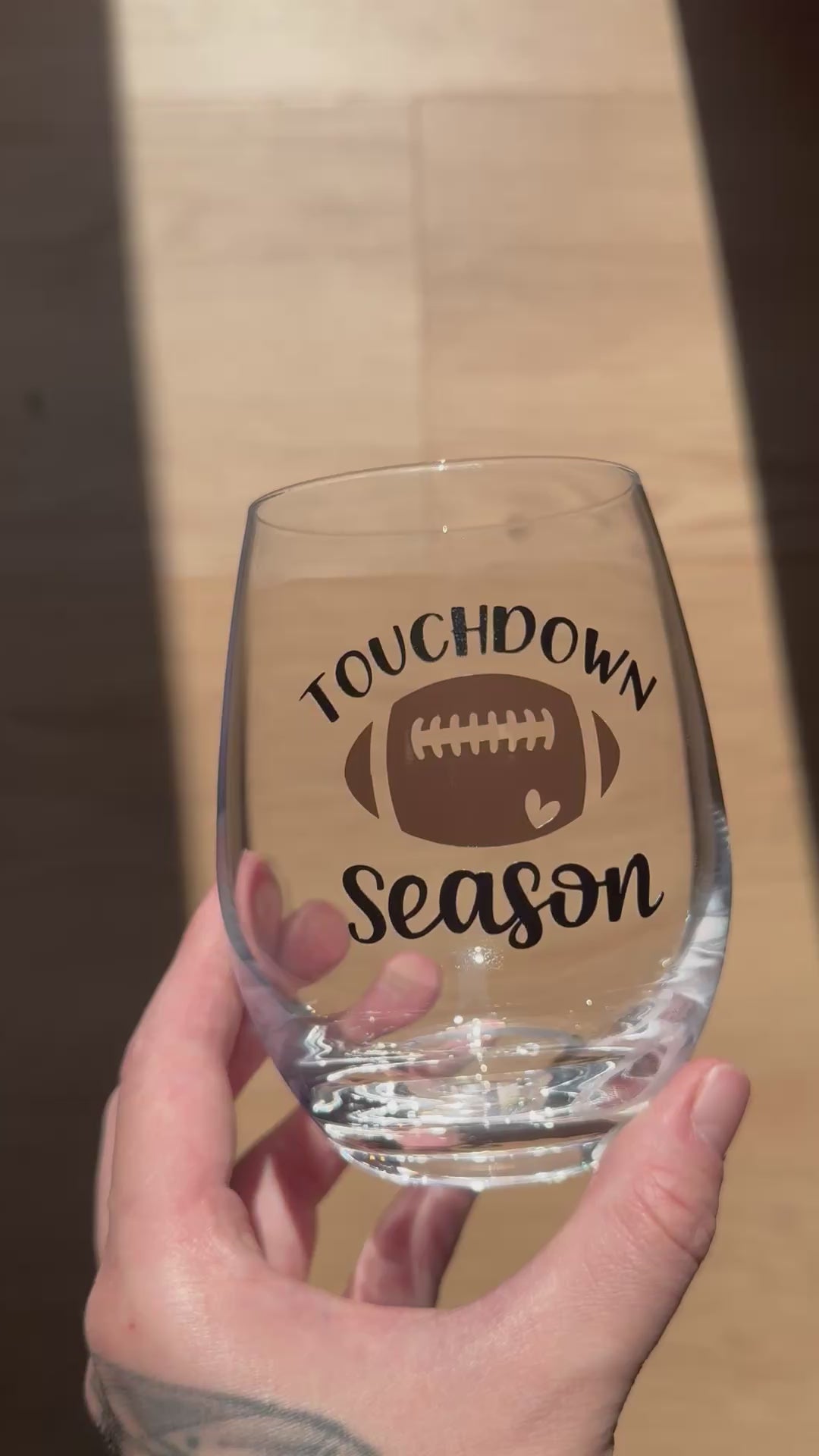 Touchdown Season - Wine Glass