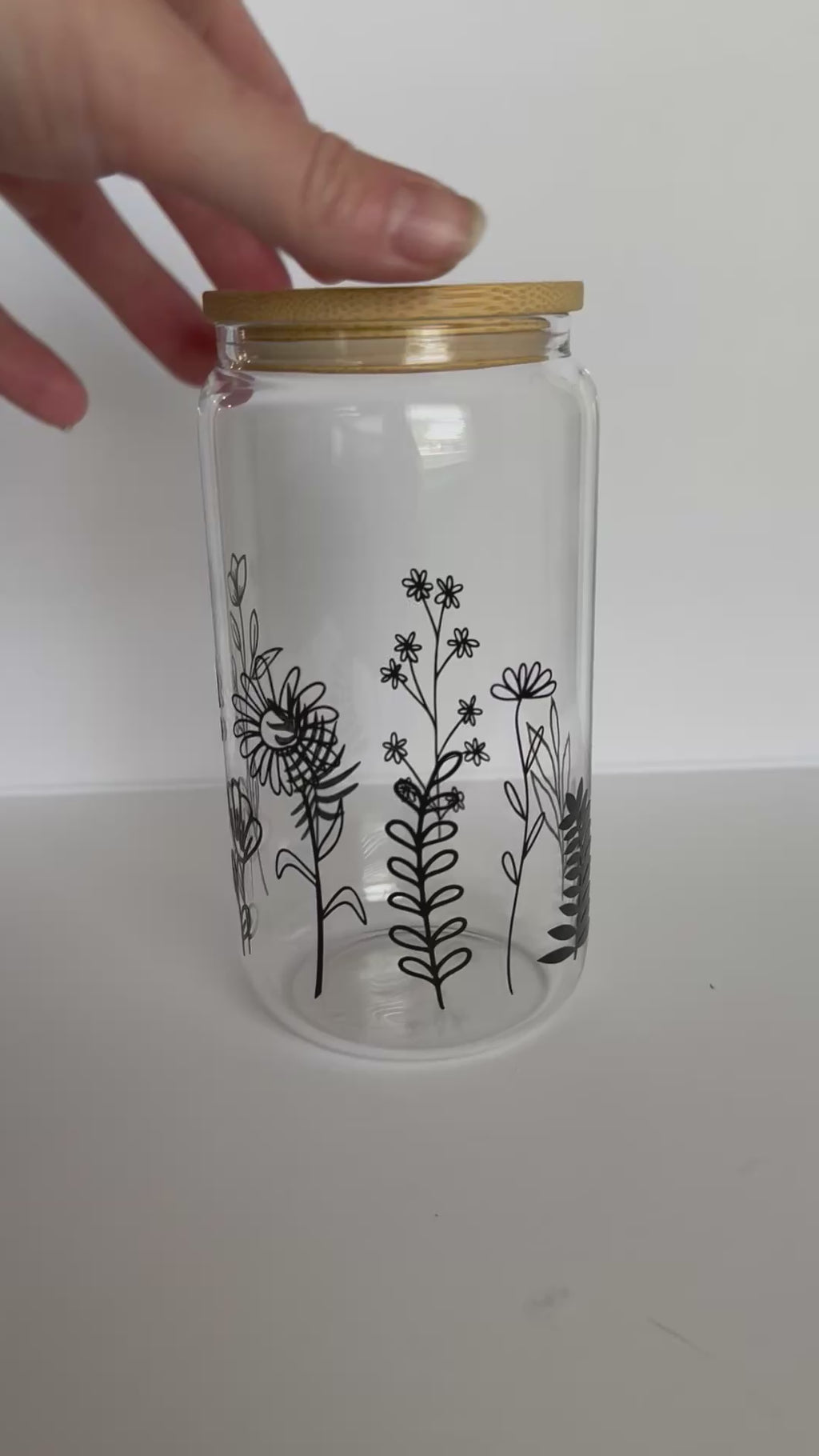 Wildflowers - Glass Tumbler